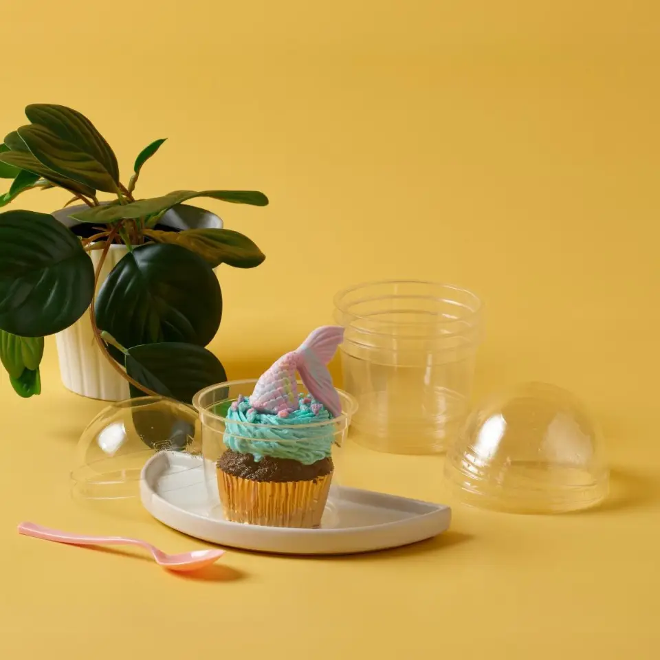 PET Bakery Cup 10oz Rim Diameter 90 mm