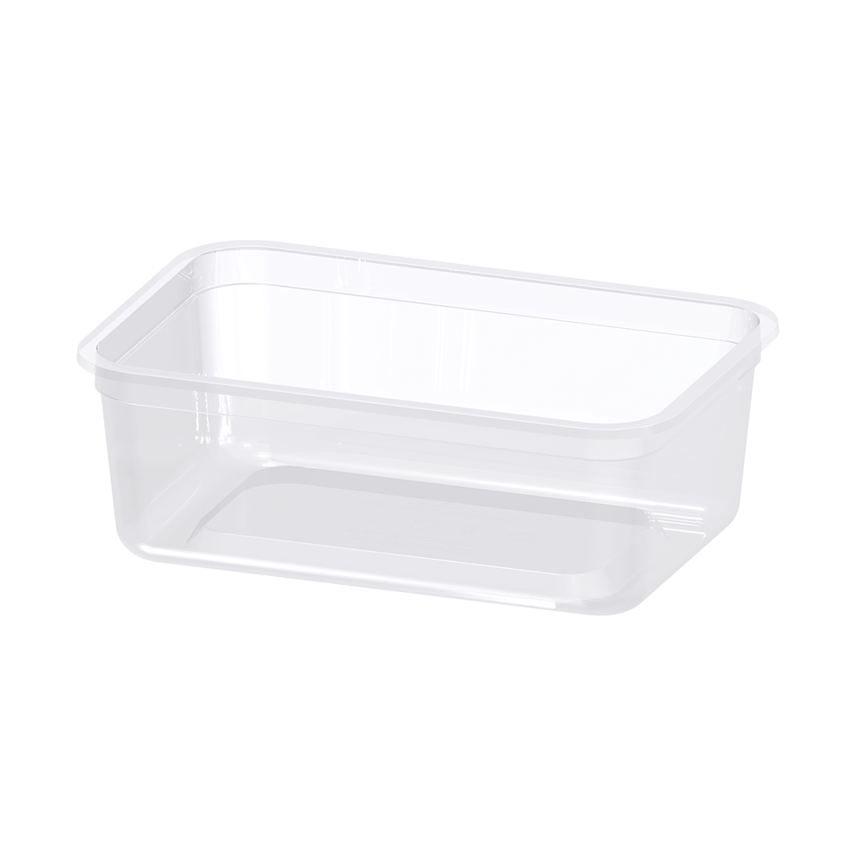 กล่องอาหารย่อยสลายได้ PLA 1000 มล. (TUB F1000)